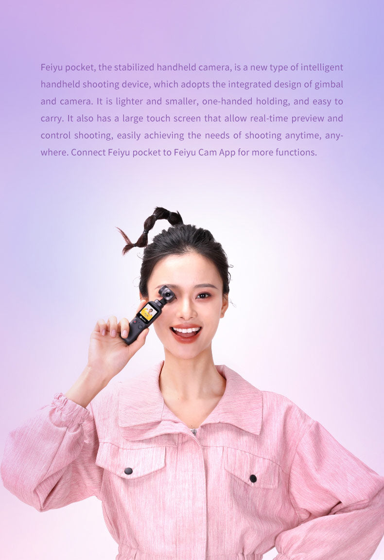 Feiyutech Wifi 3-axis Gimbal Wide Angle Pocket 4K Camera