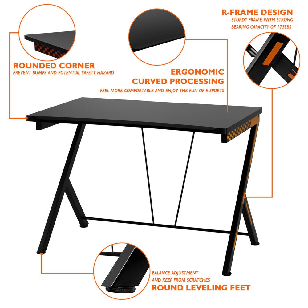 Costway Gaming Desk and Chair Set