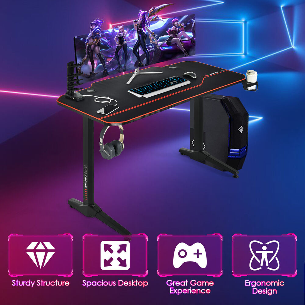 Costway Gaming Desk and Chair Set