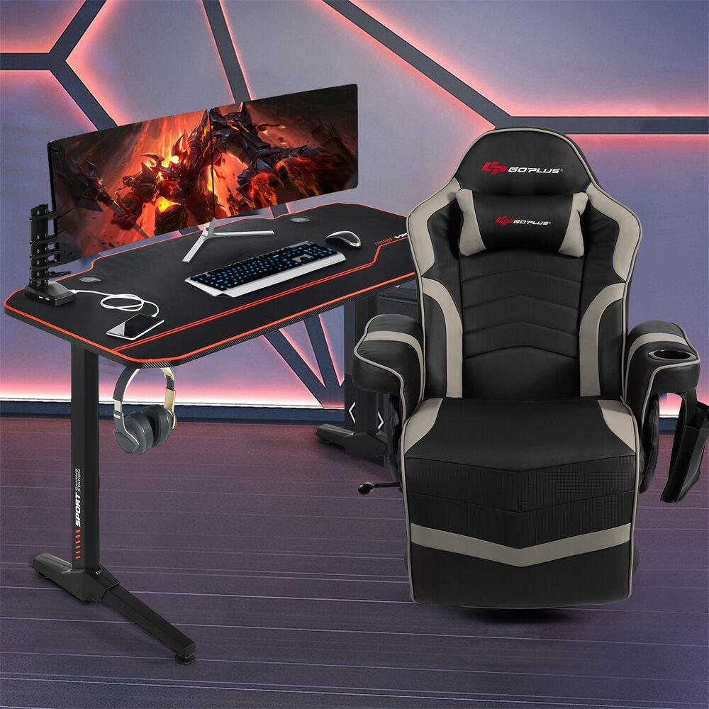 Costway Gaming Desk and Chair Set