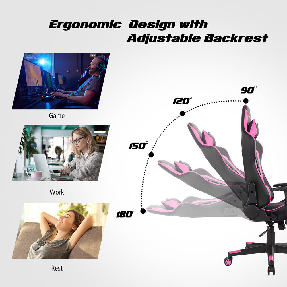 Costway Gaming Desk and Chair Set