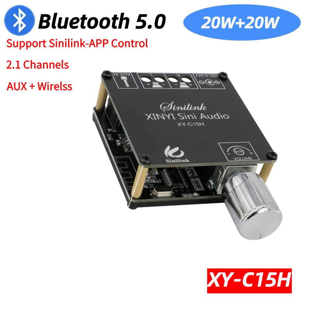 Bluetooth ZK-MT21 2x20W+100W 2.1 Channel Subwoofer Digital Power Amplifier Board