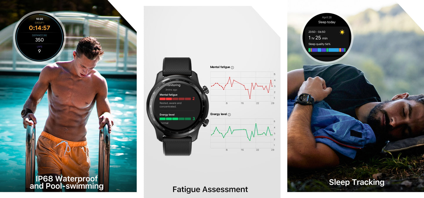 Men Tic Watch Pro 3 Ultra GPS OS Smartwatch
