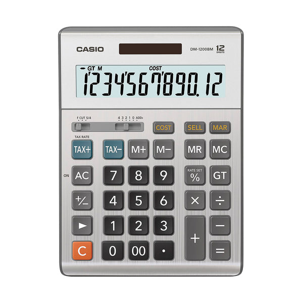 CASIO DM-1200BM 12-Digit Extra-Large-Display Calculator