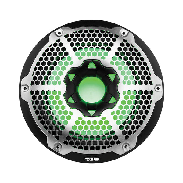 DS18 NXL-10SUB/BK Hydro All Elements 10-In. 600-Watt-Max SVC Marine Subwoofer with Integrated RGB LEDs (Glossy Black)