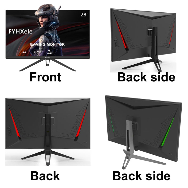 28inch 4K HDMI 2.1 Gaming PC Monitors With KVM Function