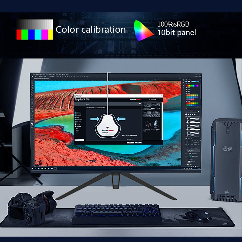 28inch 4K HDMI 2.1 Gaming PC Monitors With KVM Function
