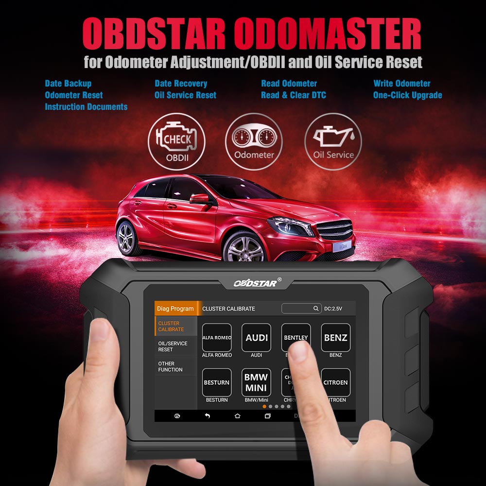 Multilanguage Master Full Cluster Calibration/OBDII with Special Functions OBDSTAR ODOMASTER