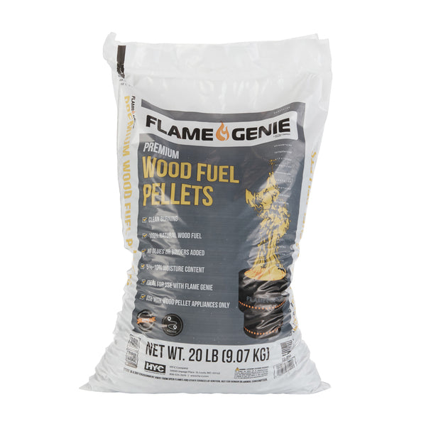 Flame Genie FG-P20 FG-P20 Premium Hardwood Pellets, 20 Lbs.