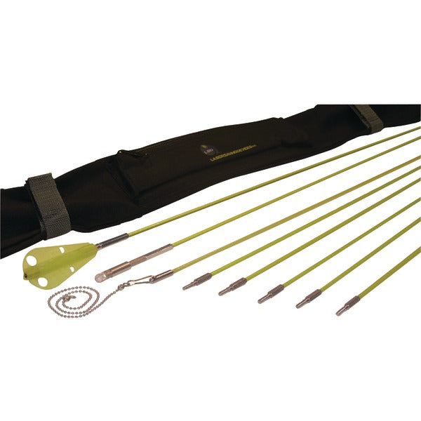 Labor Saving Devices 81-600 24-Ft. Creep-Zit Compact FiberFuse Wire-Running Rod Kit