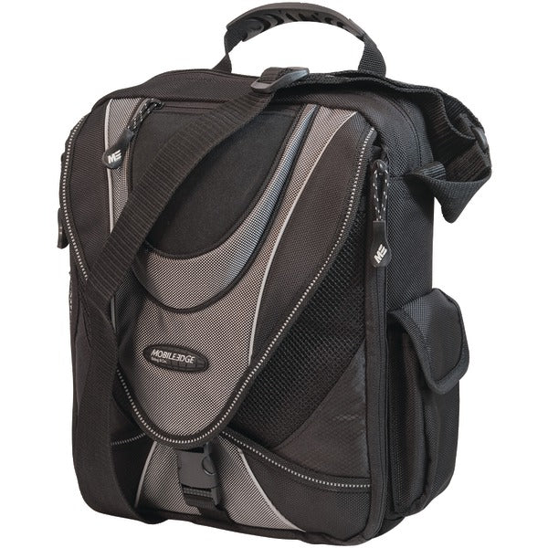 Mobile Edge MEMMS2 Mini Messenger Bag (Black/Silver)
