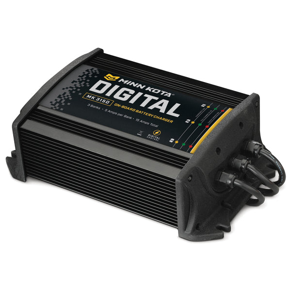 Minn Kota 1823155 On-Board Digital Charger (3 Banks/5 Amps)