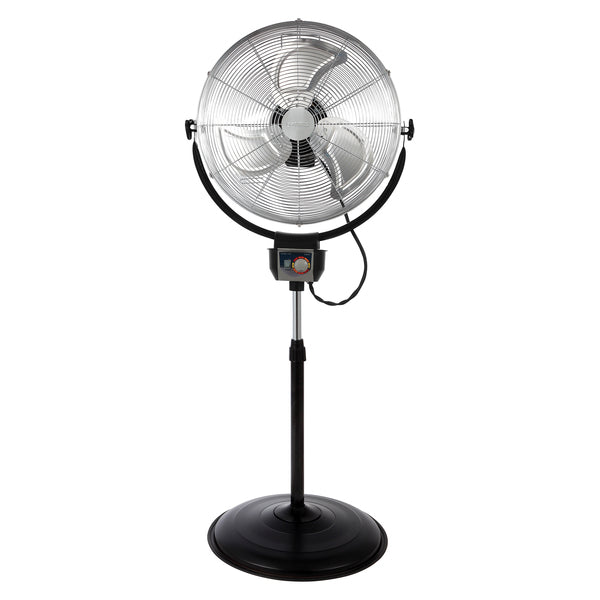 Optimus F-4205 F-4205 3-Speed 120-Watt 20-In. Industrial-Grade High-Velocity Oscillating Stand Fan