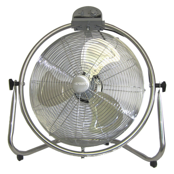 Optimus F-4208 F-4208 3-Speed 120-Watt 20-In. Industrial-Grade High-Velocity Oscillating Floor Fan