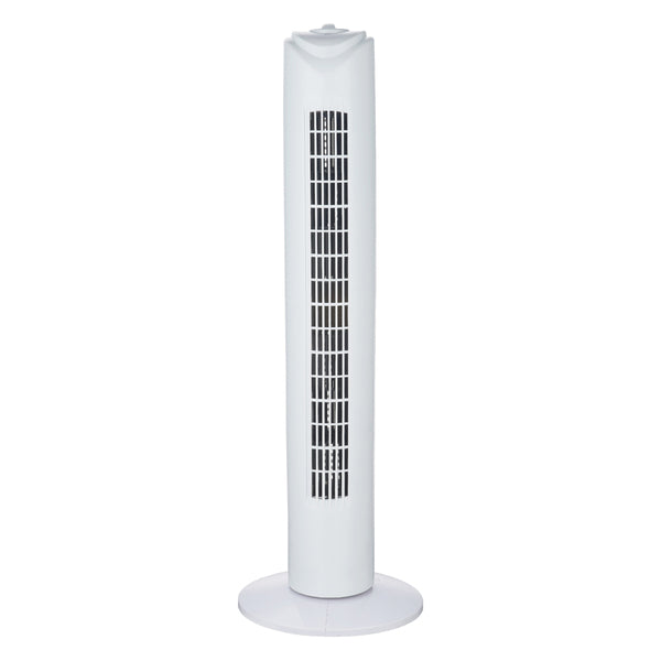 Optimus F-8449WH-F F-8449 3-Speed 60-Watt 32-In. Portable Oscillating Tower Fan with Timer (White)