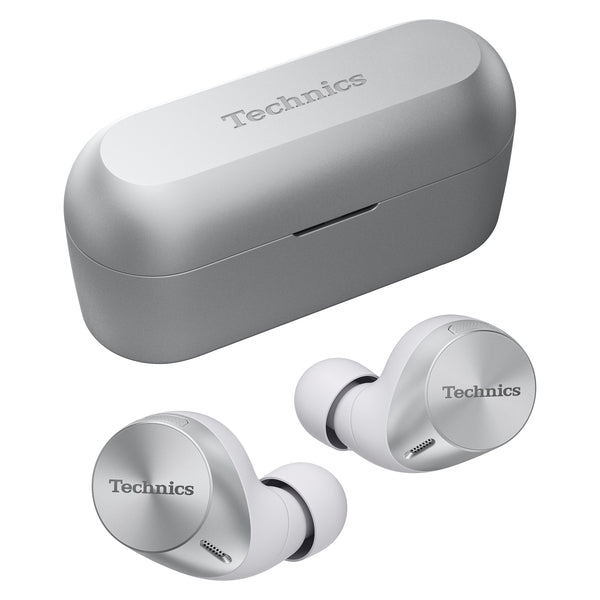 TECHNICS EAH-AZ60-S EAH-AZ60 In-Ear Noise-Cancelling True Wireless Stereo Multipoint Bluetooth Earbuds with Microphone (Silver)