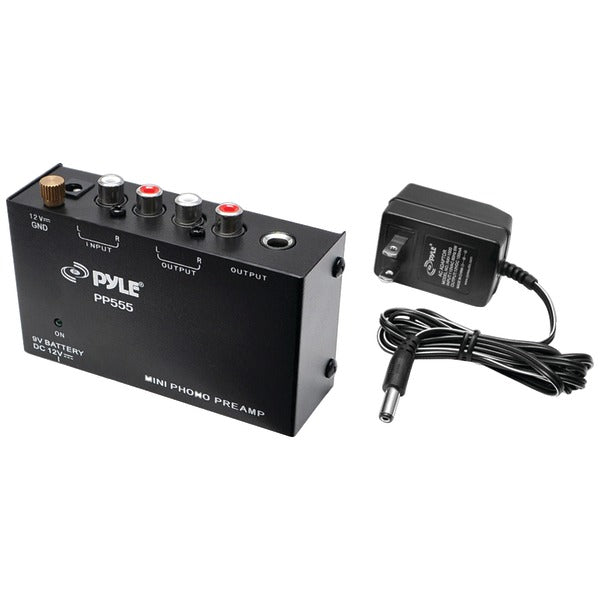 Pyle PP555 Ultra-Compact Phono Turntable Preamp