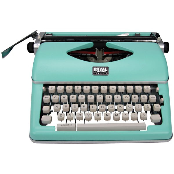 Royal 79101T Classic Manual Typewriter (Mint Green)