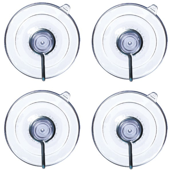 No Logo 7500-77-1043 Suction Cups with Hooks, 4 pk