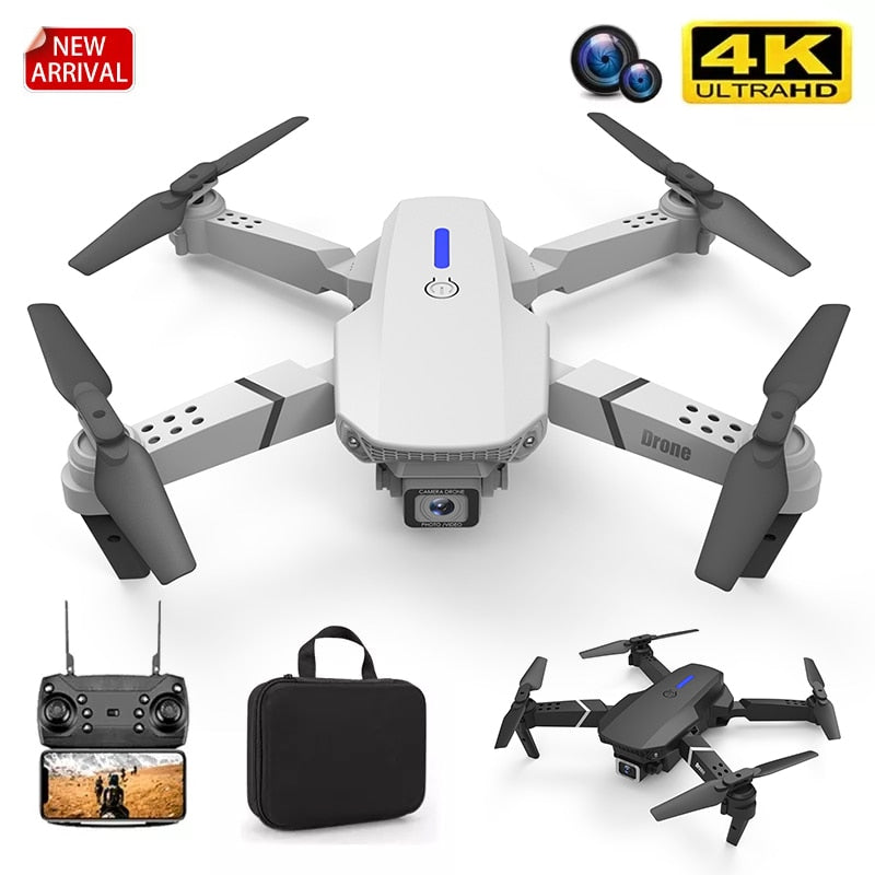 E88 4K Professional RC WIFI FPV Foldable Drone With 1080P Wide Angle HD Camera