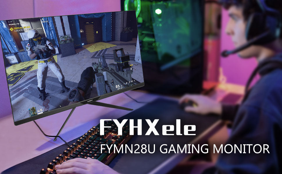 28inch 4K HDMI 2.1 Gaming PC Monitors With KVM Function