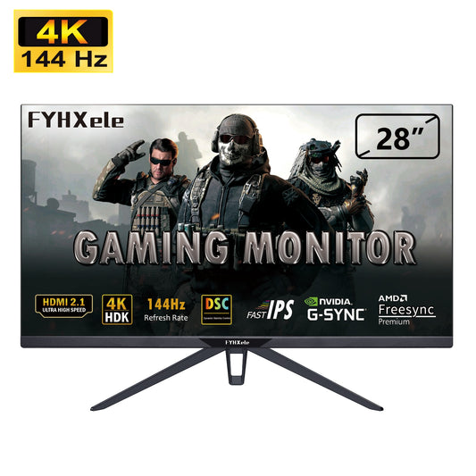 28inch 4K HDMI 2.1  Gaming PC Monitors   With KVM Function