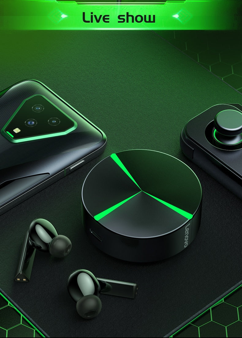 Lenovo Wireless Bluetooth Gaming Earphone