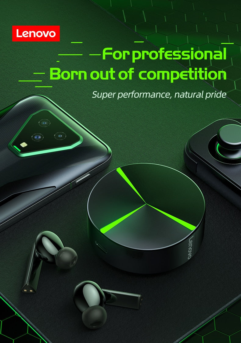 Lenovo Wireless Bluetooth Gaming Earphone