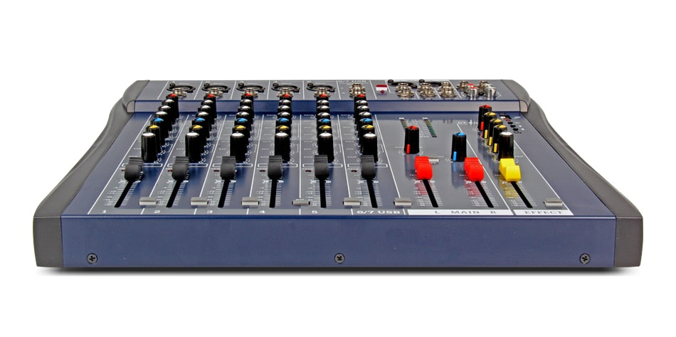 XTUGA Professional 7 Channel Audio Mixer Sound Table