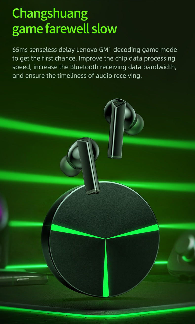 Lenovo Wireless Bluetooth Gaming Earphone