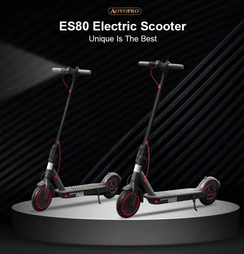 AOVOPRO ES80 M365 350W Anti-skid Folding Electric Scooter