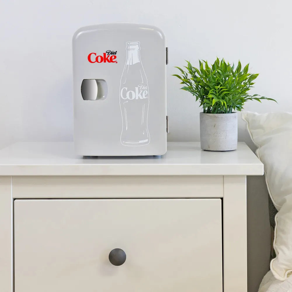 6 Can Diet Coke Mini Fridge Portable