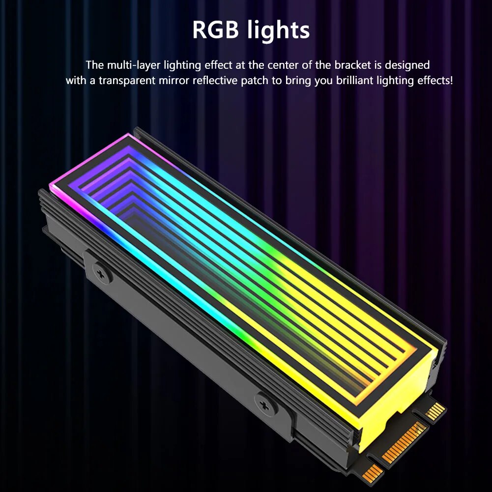 5V ARGB Sync Computer 2280 SSD M2 Radiator