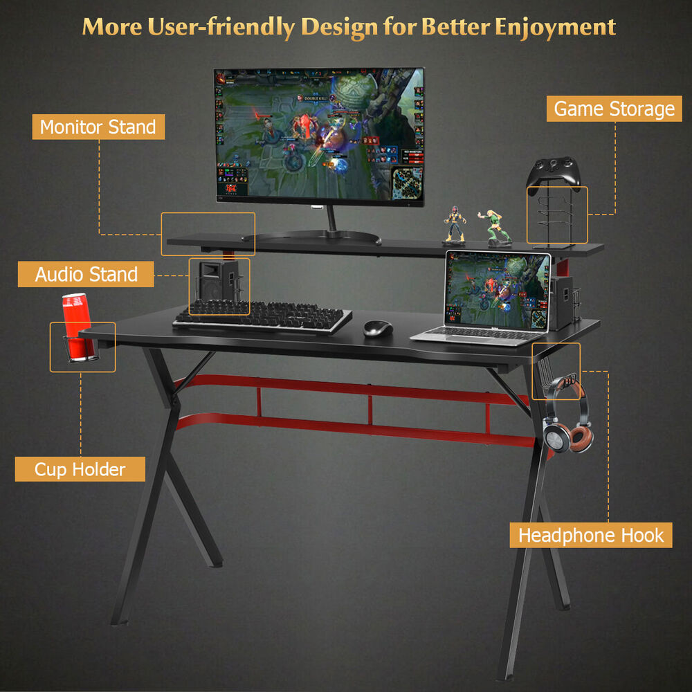 Costway Gaming Desk and Chair Set