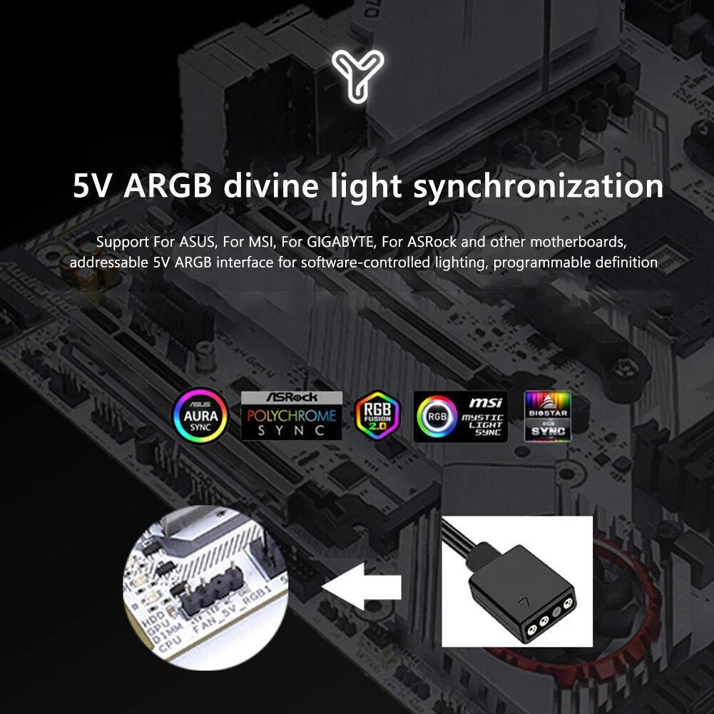 5V ARGB Sync Computer 2280 SSD M2 Radiator