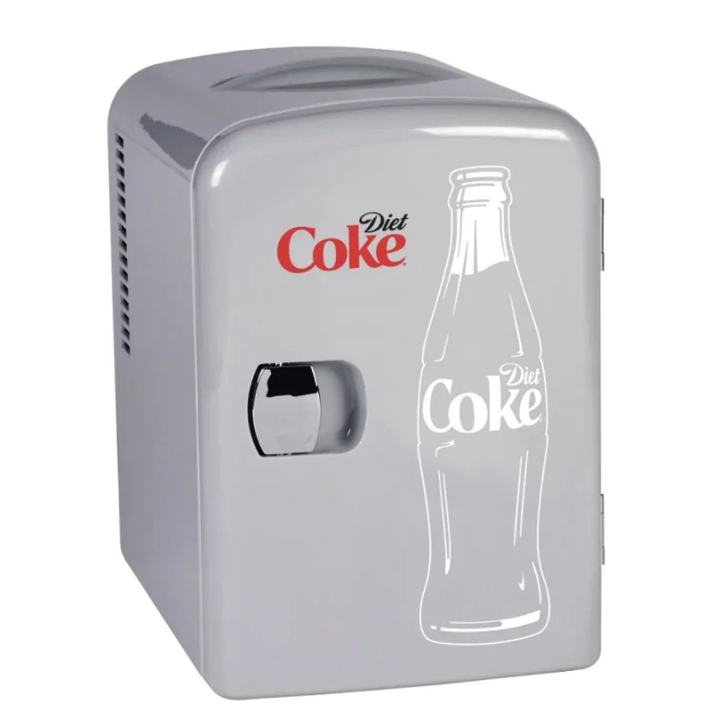 6 Can Diet Coke Mini Fridge Portable