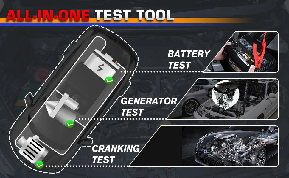 Autel  Universal Car Battery Tester