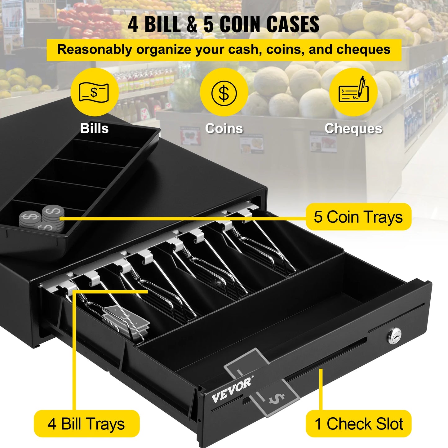 VEVOR Cash Register Drawer