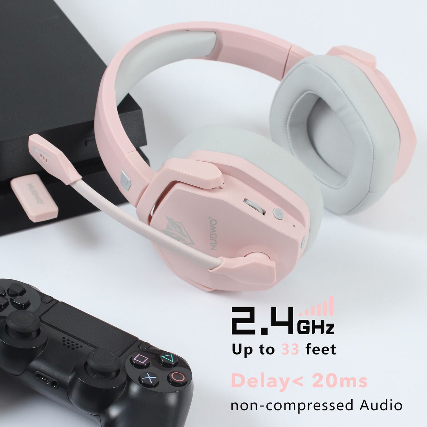 NUBWO G06 Wireless Gaming Headset  with Mic