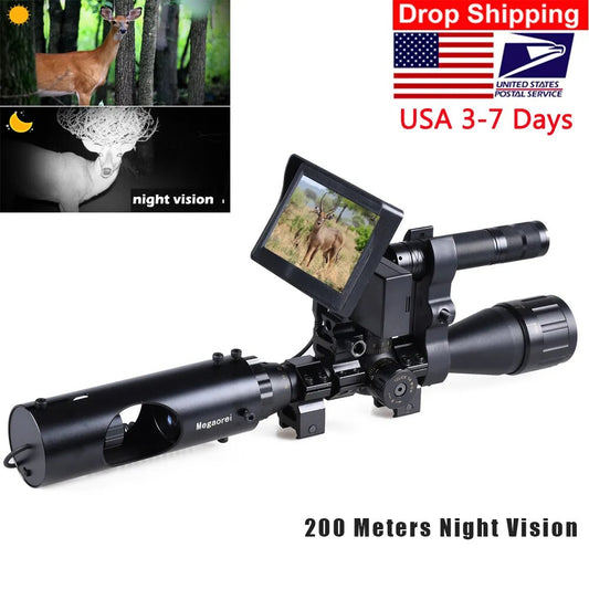 Hunting Night Vision IR Infrared LED Scope