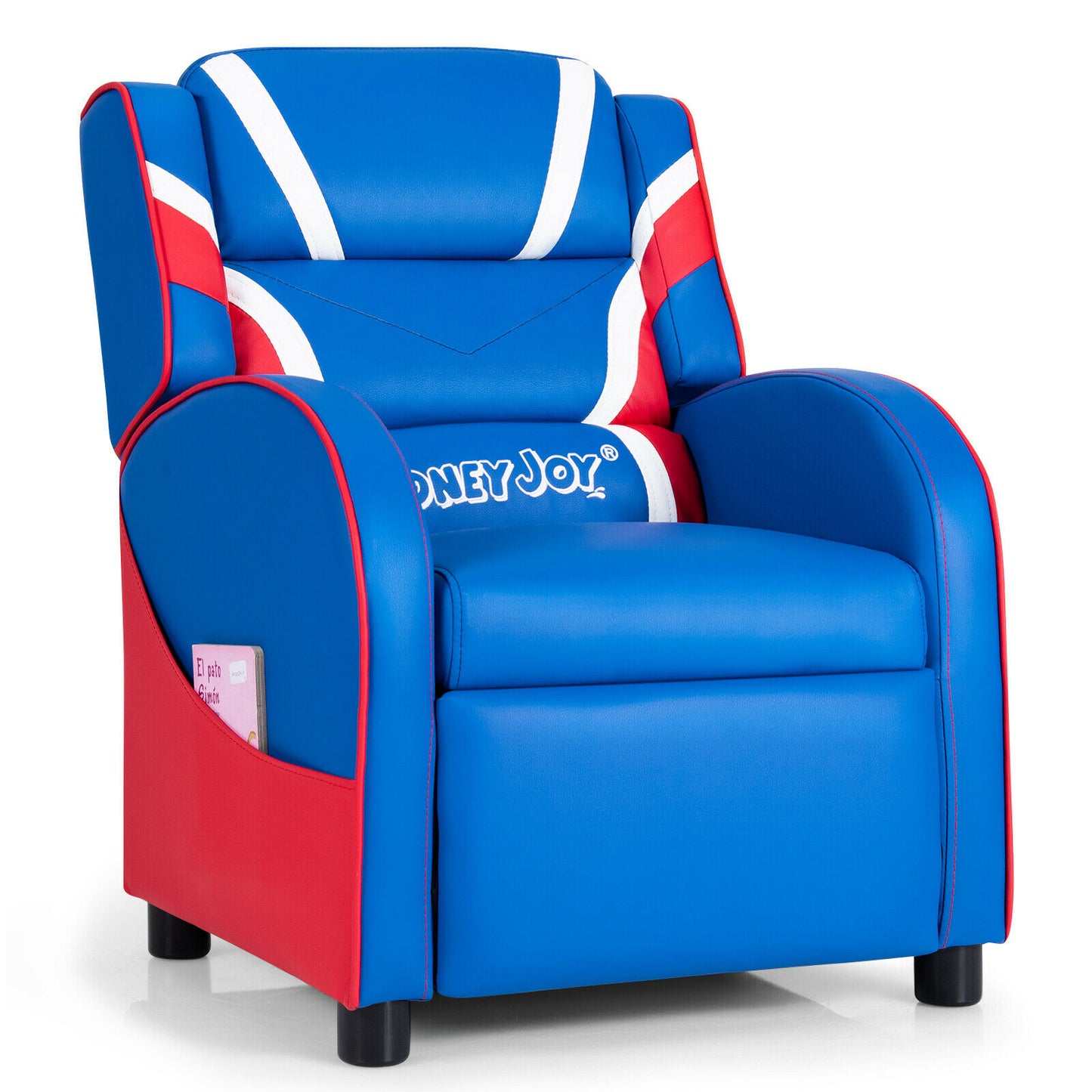 Costway Kids Recliner Gaming Chair with Side Pockets