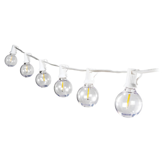 IYN Stands 32431 G40 LED Bistro-Style String Lights (White)