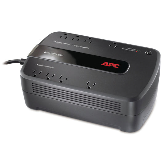 APC BE550G Back-UPS 8-Outlet 550-Volt-Ampere Battery Back-Up and Surge Protector