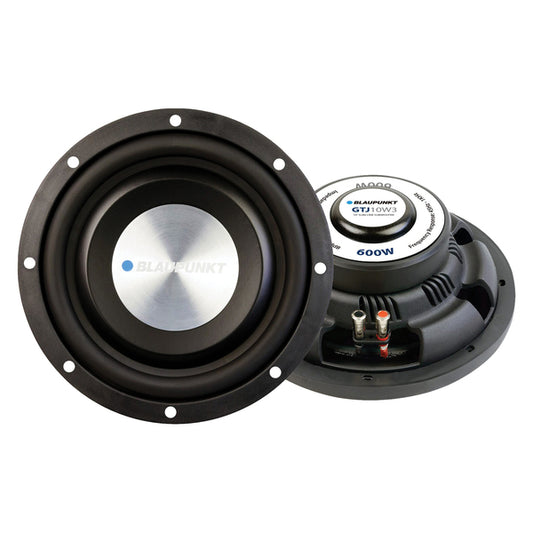 Blaupunkt GTJ10W3 Slim Line GTJ10W3 10-In. 600-Watt-Max Single-Voice-Coil 4-Ohm Subwoofer