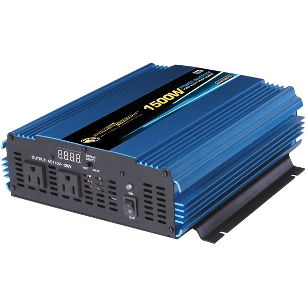 PowerBright PW1500-12 12-Volt Modified Sine Wave Inverter (1,500 Watts)