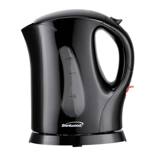 Brentwood KT-1610BK BPA-Free 1-Liter Cordless Electric Kettle (Black)