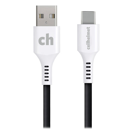 cellhelmet CABLE-C-A-10-R-G Charge and Sync USB-C to USB-A Round Cable (10 Ft.)