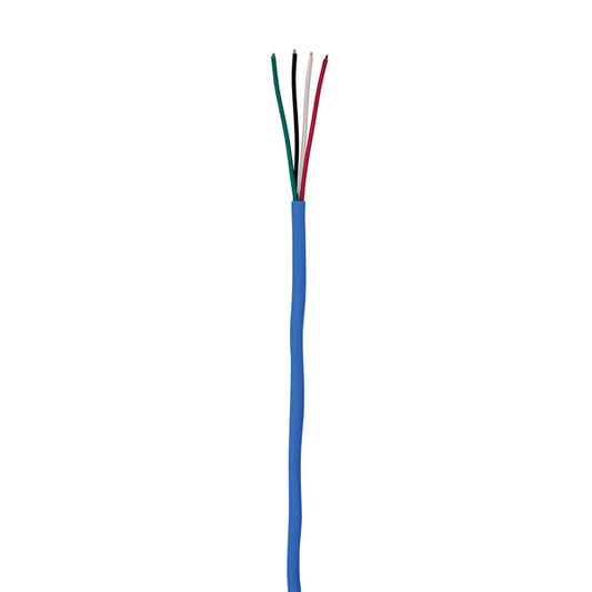 Ethereal 22-4-SD-B FastPack 22-Gauge 4-Conductor Solid Cable, 500 Ft. (Blue)