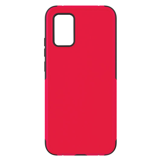onn 1030501 Slim Rugged Phone Case for Samsung Galaxy A (Samsung Galaxy A02s, Red)