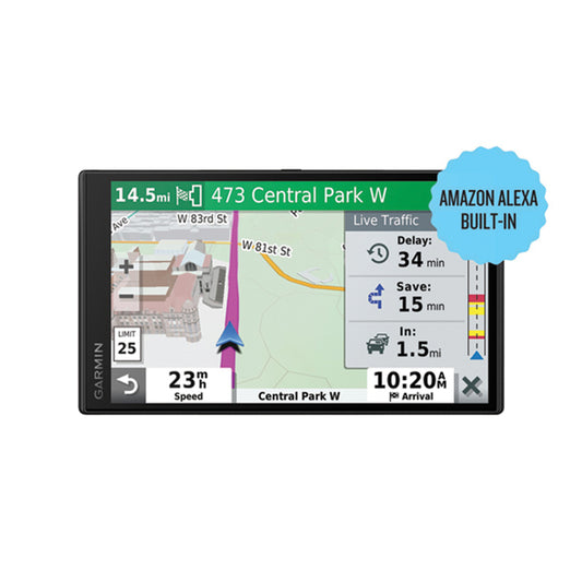 Garmin 010-02153-00 DriveSmart 65 6.95-Inch GPS Navigator with Amazon Alexa, Bluetooth, Wi-Fi, and Traffic Alerts